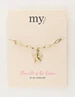 My Jewellery Bracelet fine chain starfish MJ09651