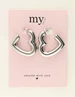 My Jewellery Earrings medium hearts MJ10016