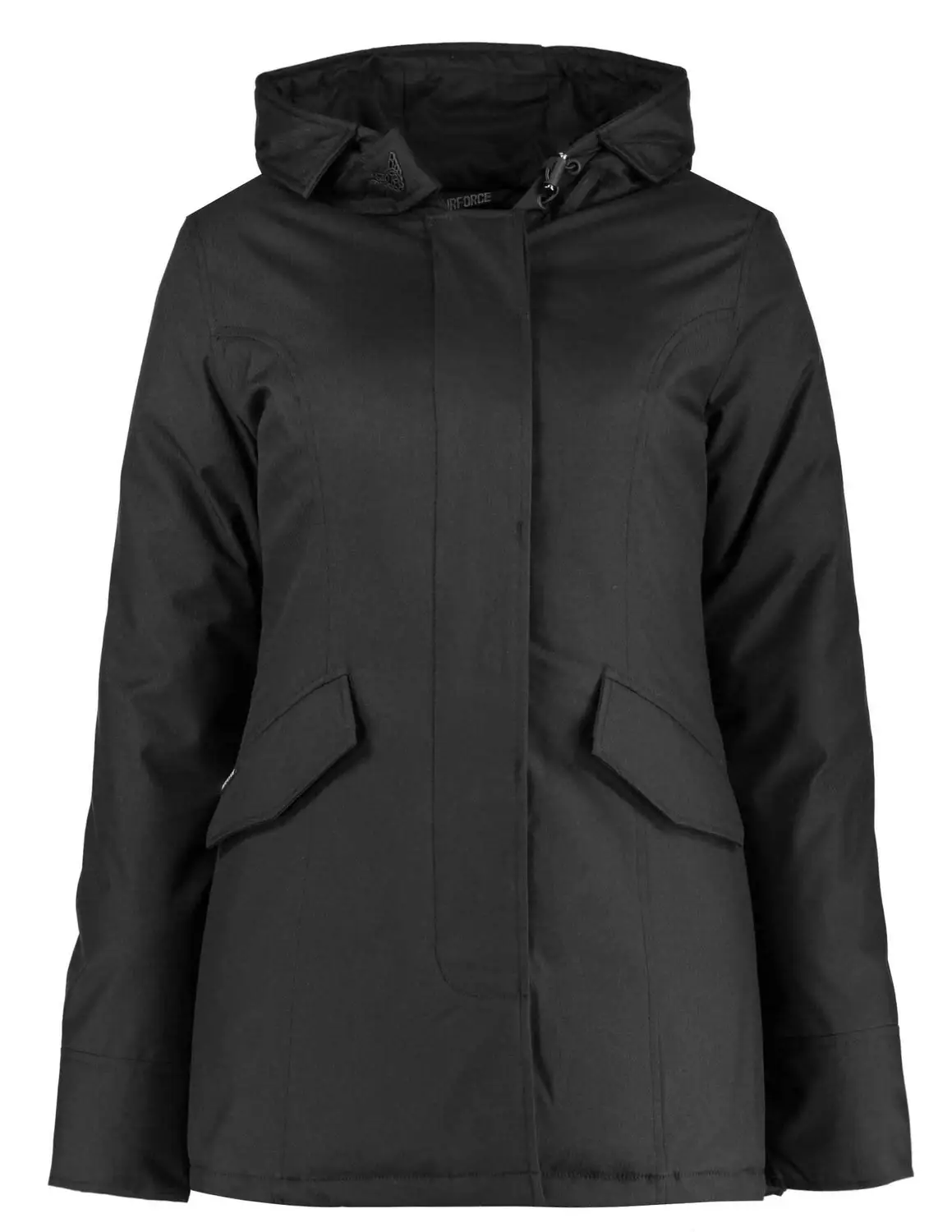 helpen gelijkheid Frustrerend AIRFORCE 2 Pocket Parka HRW0434 zwart kopen bij The Stone