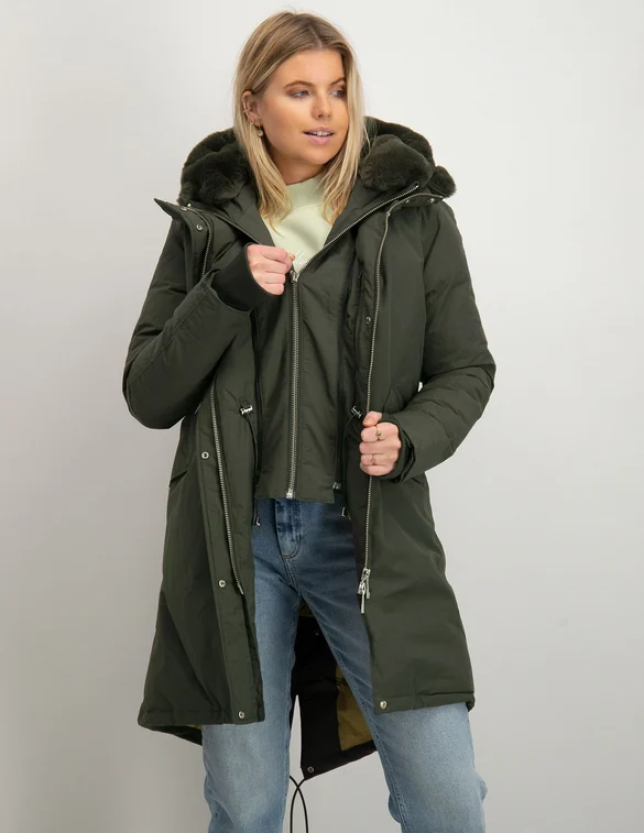 AIRFORCE Double Zip Fishtale Parka HRW0449
