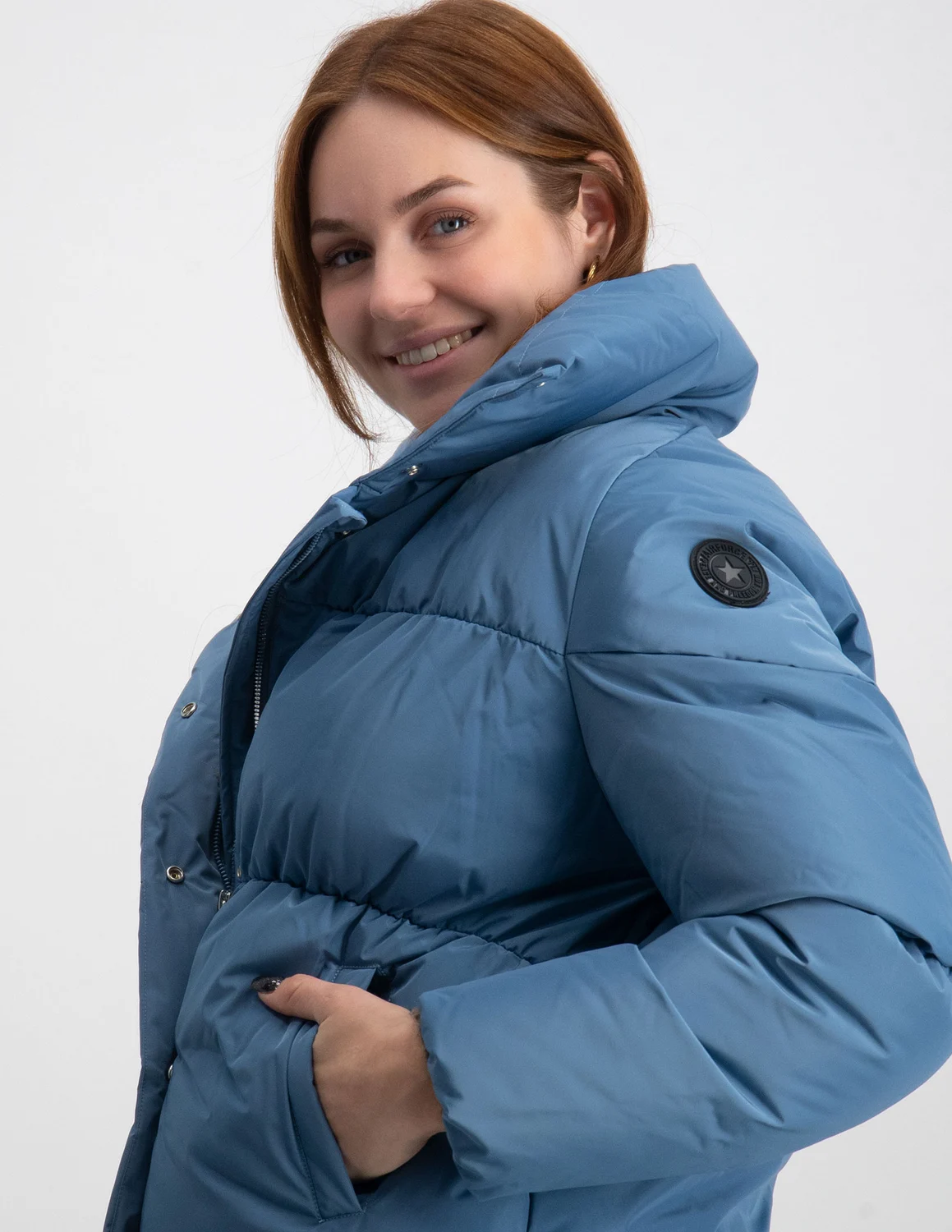 Puffer blauw kopen bij The Stone