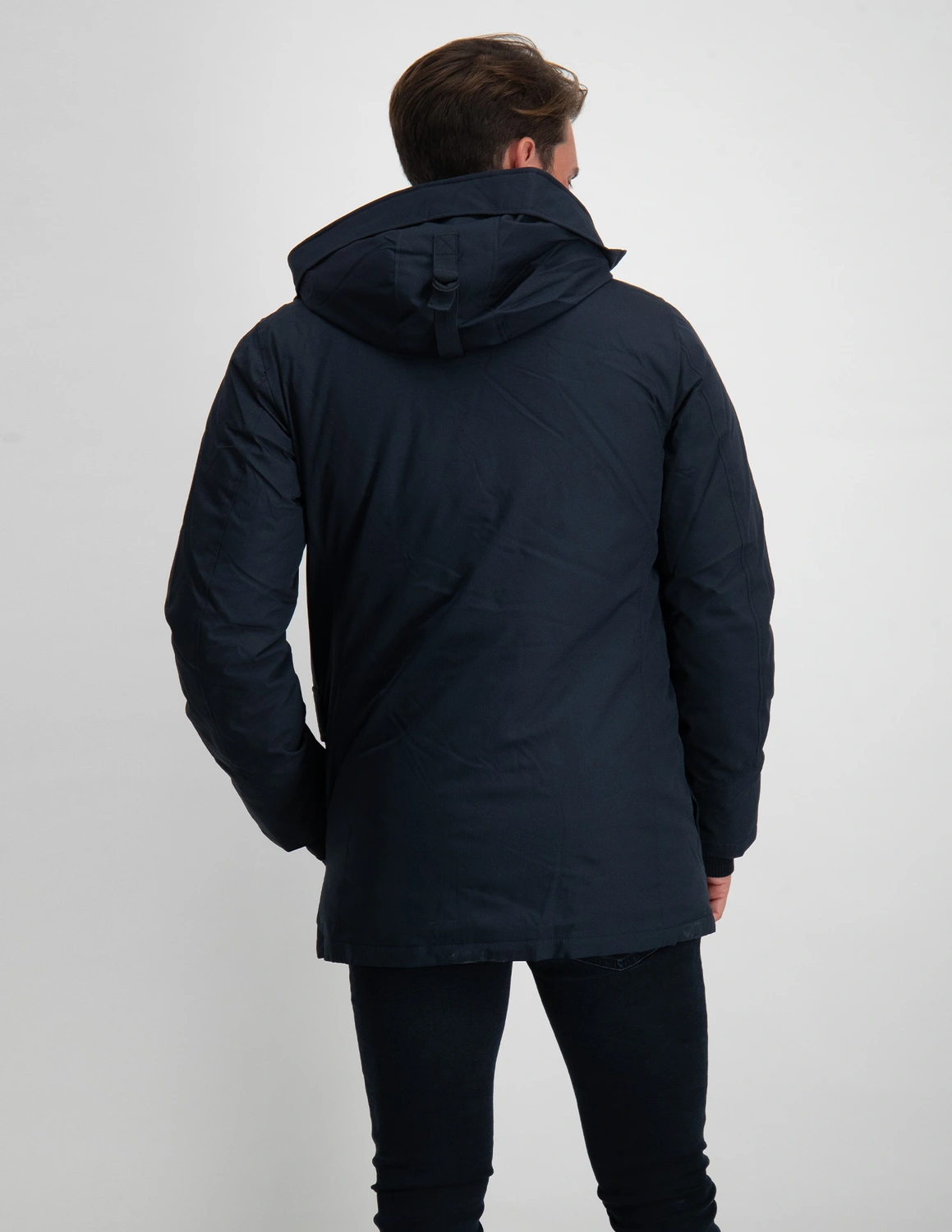 Boek restjes instant AIRFORCE Slimfit Parka HRM0486 donker blauw kopen bij The Stone