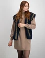 Ambika Gilet met borduur Gilet borduur