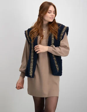 Ambika Gilet met borduur Gilet borduur