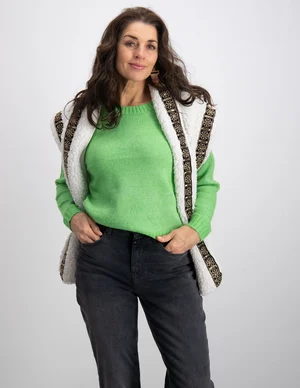Ambika Gilet met borduur Gilet borduur