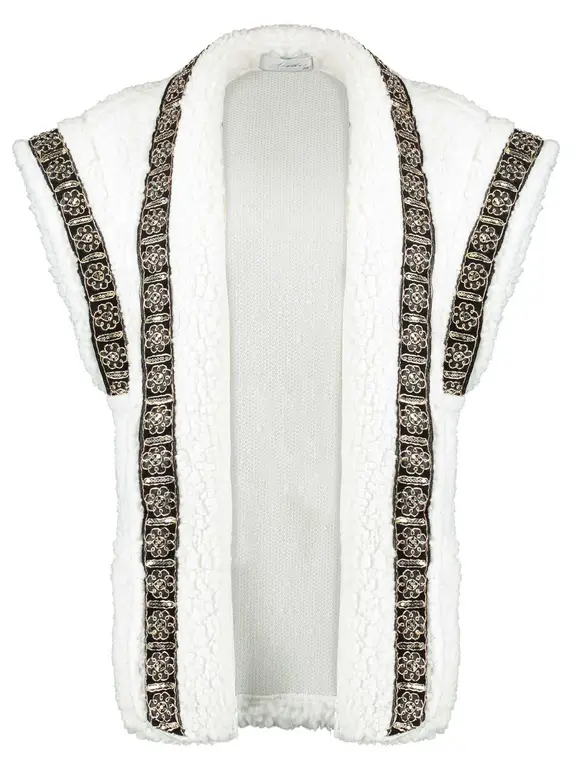 Ambika Gilet met borduur Gilet borduur
