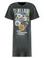 Colourful Rebel Acid wash Tee dress CLRFL RBL Flowers