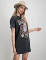 Colourful Rebel Acid Wash Tee Dress Sun Tour