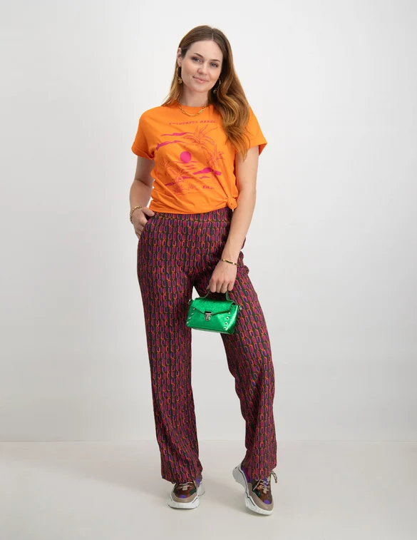 Colourful Rebel Beach days boxy tee WT114396