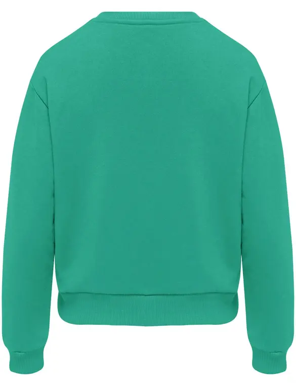 Colourful Rebel Bold Puff Logo Relaxed Sweat WS416100