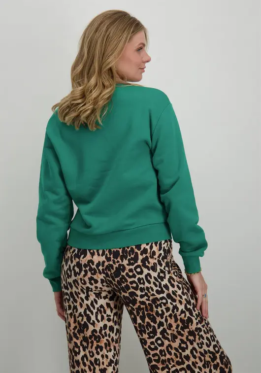 Colourful Rebel Bold Puff Logo Relaxed Sweat WS416100