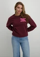 Colourful Rebel Bold Puff Logo Relaxed Sweat WS416243