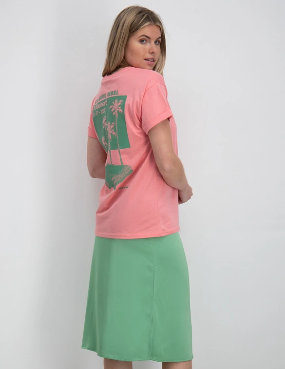 Colourful Rebel Boulevard Car Boxy Tee WT114442