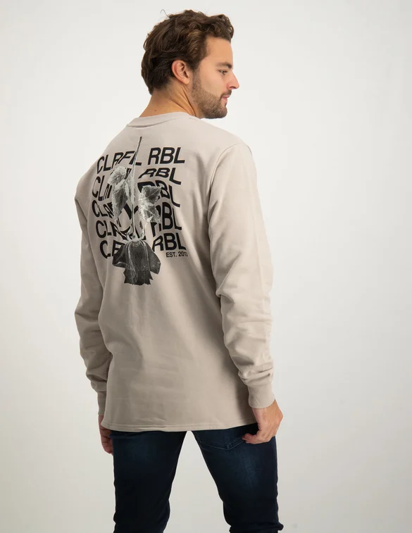 Colourful Rebel CLRFL RBL rose slit sweat MS413080