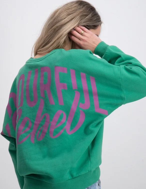Colourful Rebel CR back logo sweat WS414189