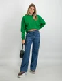 Colourful Rebel CR Embro Dropped Shoulder Sweat WS415360