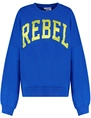 Colourful Rebel CR Embro Drppd Shoulder Sweat WS415379