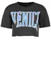 Colourful Rebel Cropped Raw edge Tee Venice