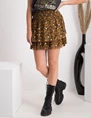 Colourful Rebel Daphne Paisley Mini Layer Skirt 9085