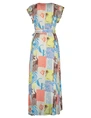 Colourful Rebel Elva Patchwork Maxi Dress WD114556