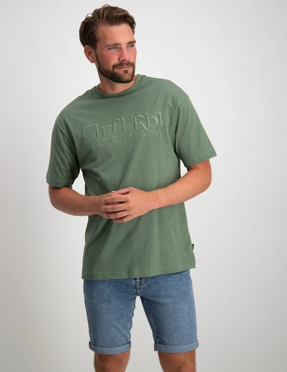 Colourful Rebel Embro Washed Tee Under The Sun