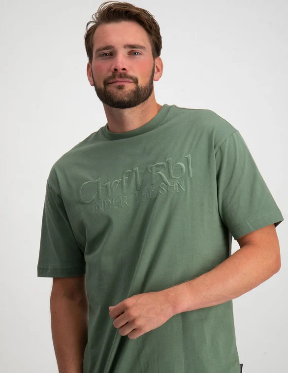 Colourful Rebel Embro Washed Tee Under The Sun