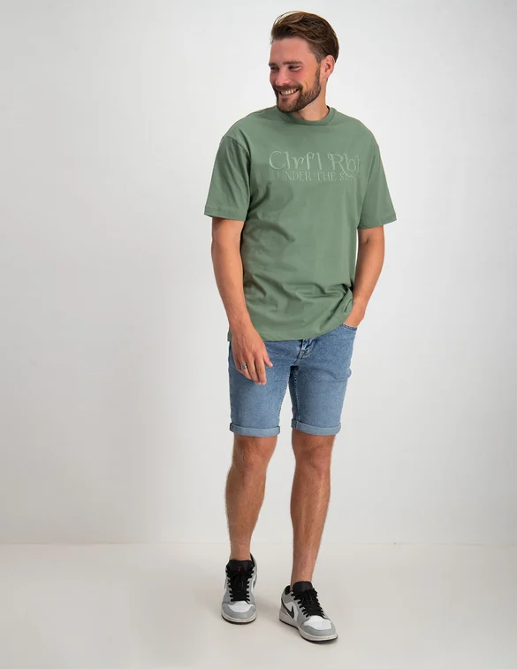 Colourful Rebel Embro Washed Tee Under The Sun