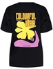 Colourful Rebel Flower Boxy Tee WT115637