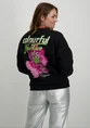 Colourful Rebel Flower World Tour Dropped Shoulder Sweat WS416131