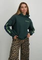 Colourful Rebel Flowers sleeve logo clean hoodie WH116197