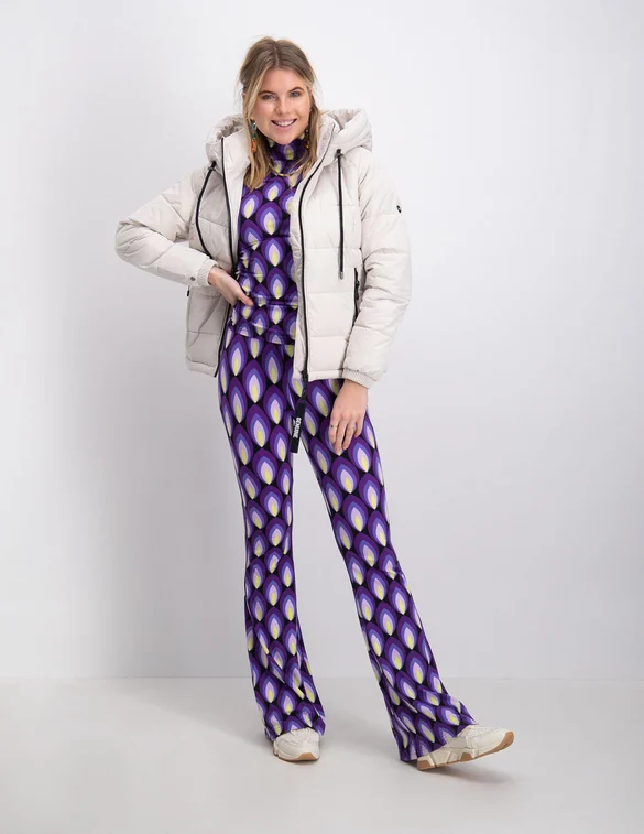 Colourful Rebel Geo dot peached flare WP115430