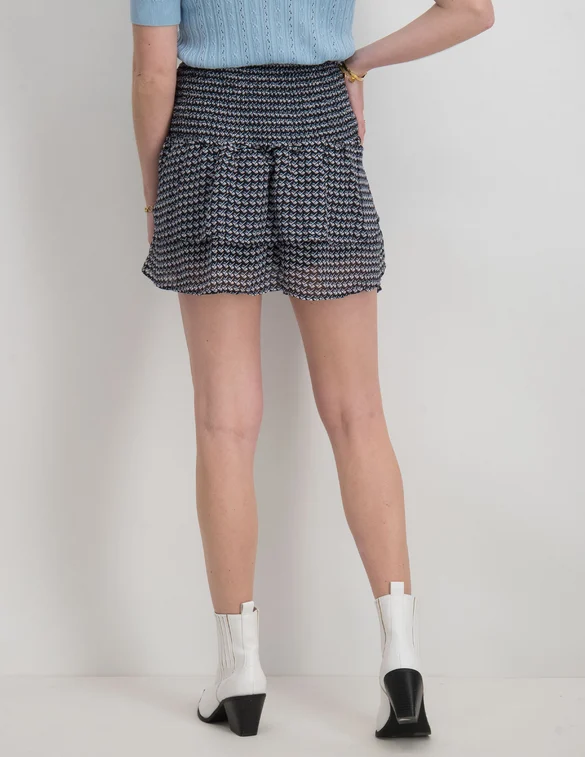 Colourful Rebel Geometric Layer Skort Miggy