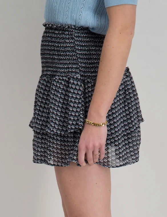 Colourful Rebel Geometric Layer Skort Miggy