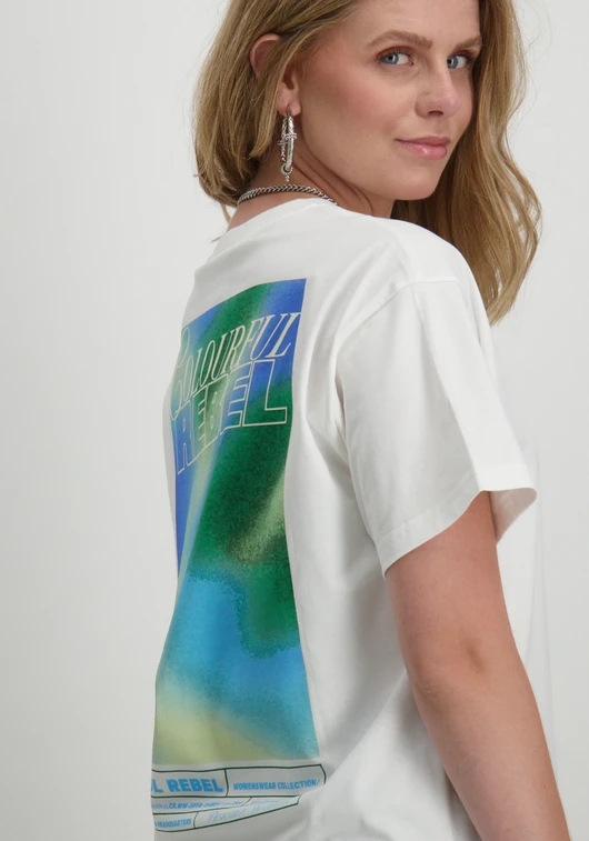 Colourful Rebel Gradient Poster Loosefit Tee WT116102