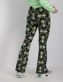 Colourful Rebel Graphic peached extra flare pants WP114025