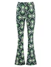 Colourful Rebel Graphic peached extra flare pants WP114025