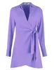 Colourful Rebel Hette uni wrap mini dress WD114144