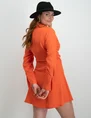 Colourful Rebel Hette uni wrap mini dress WD114726