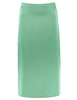 Colourful Rebel Hinte Uni Satin Slit Midi Skirt WS214379