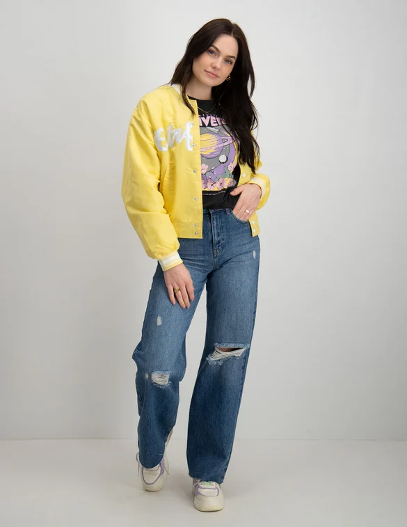 Colourful Rebel Jeans Gaia High Rise Wide