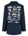 Colourful Rebel jesra racer logo single breasted blazer WJ116855