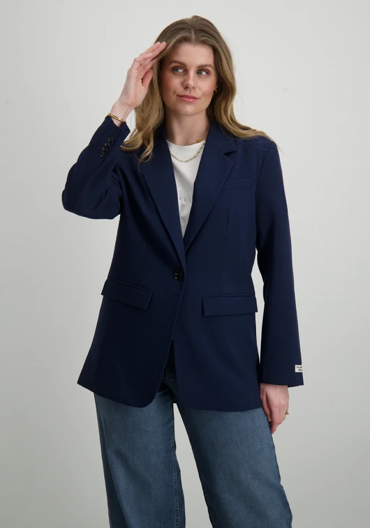 Colourful Rebel jesra racer logo single breasted blazer WJ116855
