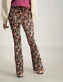 Colourful Rebel Jolie Flower velvet flare pants WP113362