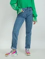 Colourful Rebel Jones zebra mid rise straight leg denim pants WP114051