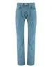 Colourful Rebel Jones zebra mid rise straight leg denim pants WP114051