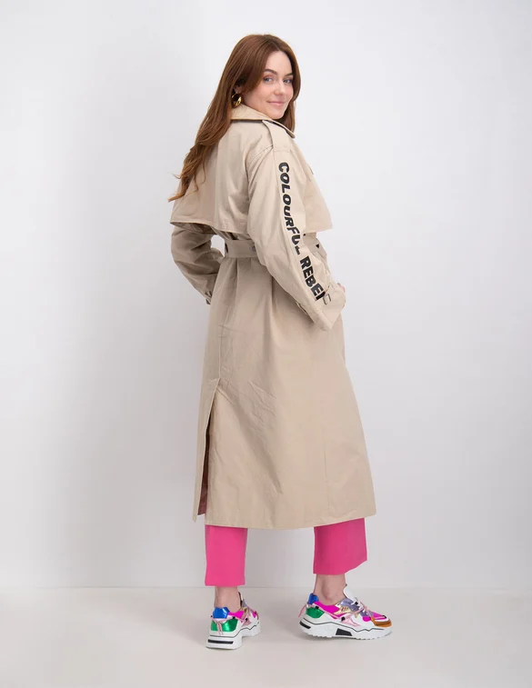 Colourful Rebel Kaia oversized trenchcoat WO114034