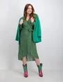 Colourful Rebel Lea graphic wrap midi dress WD114128
