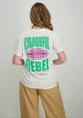 Colourful Rebel logo globe loosefit tee WT116548