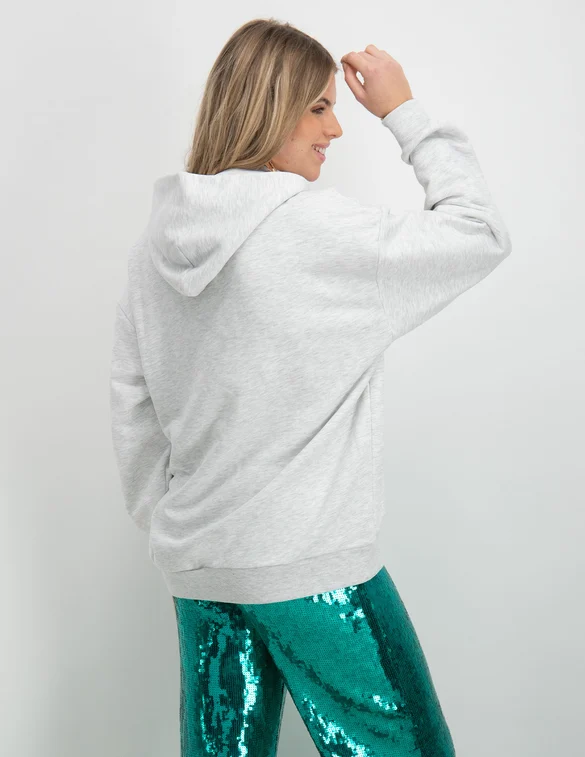 Colourful Rebel Logo patch Oversized Hoodie WH115370