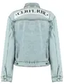 Colourful Rebel Logo studs Denim Jacket Mollie